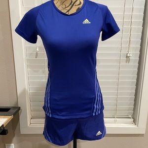 NWOT Adidas bundle active top & running shorts